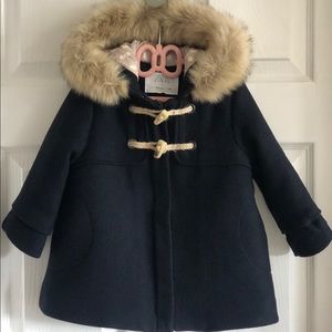 Zara Duffel Coat - Size 2-3